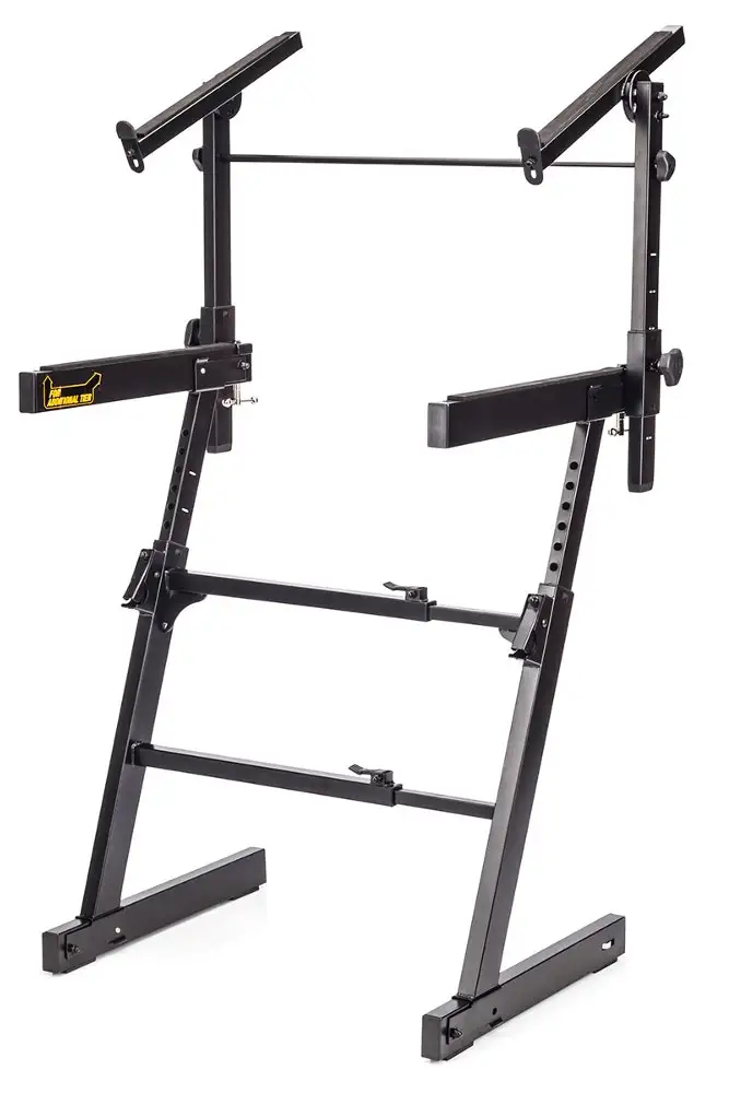 Hercules KS410B - Z-stativ för 2st Keyboards