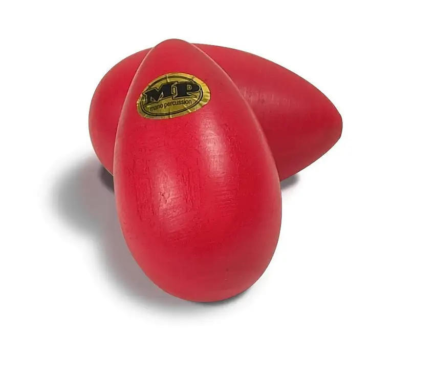 Mano Percussion Egg Shaker Wood Röd - MP-WESL-RD