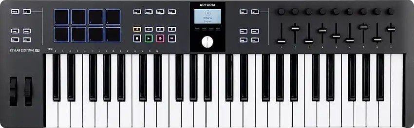 Arturia KeyLab Essential MK3-49 MIDI Keyboard (svart)
