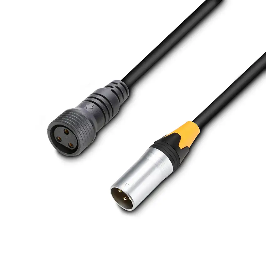 Cameo DMX 3 AD IN IP65 - DMX-adapter IN för LED IP-Par 3-pin, 1,0 m