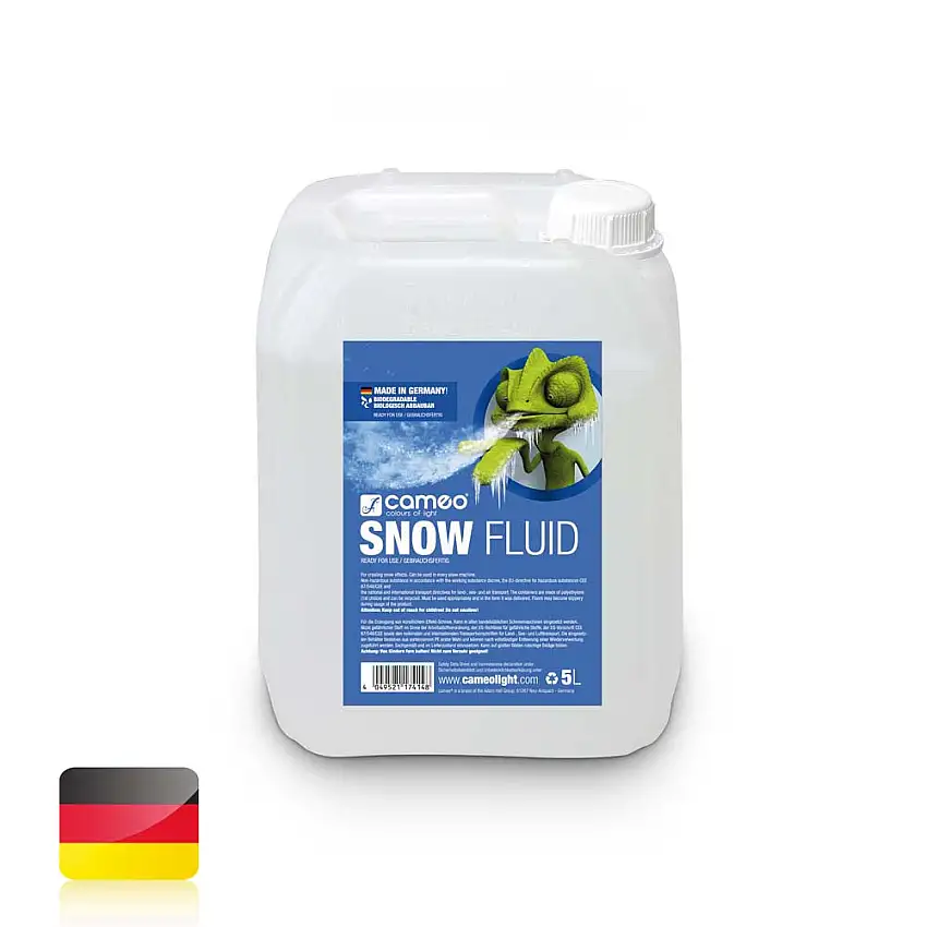 Cameo SNOW FLUID 5 L - Specialvätska för snömaskiner för framställning av skum 5 L
