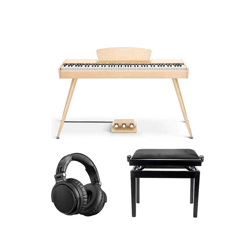 Donner DDP-80 elpiano beige Komplett Paket