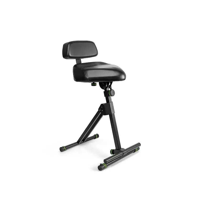 Gravity FM SEAT1 BR - Höjdjusterbar pall med fot- och ryggstöd