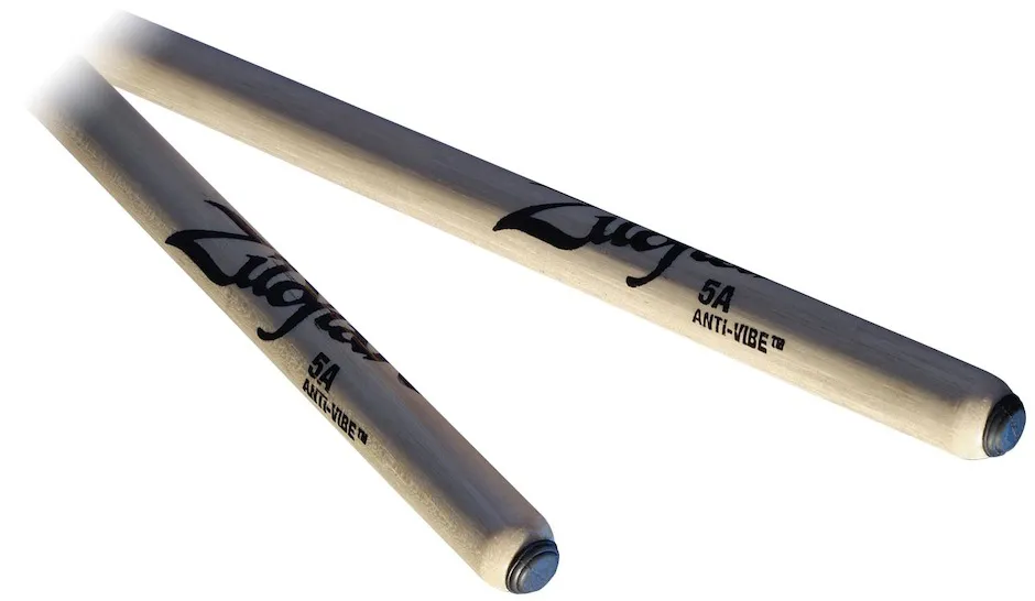 Zildjian 5A Antivibe Drumsticks Wood Tip