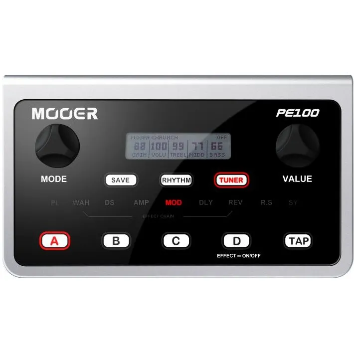 Mooer PE100 Portable Guitar Effects