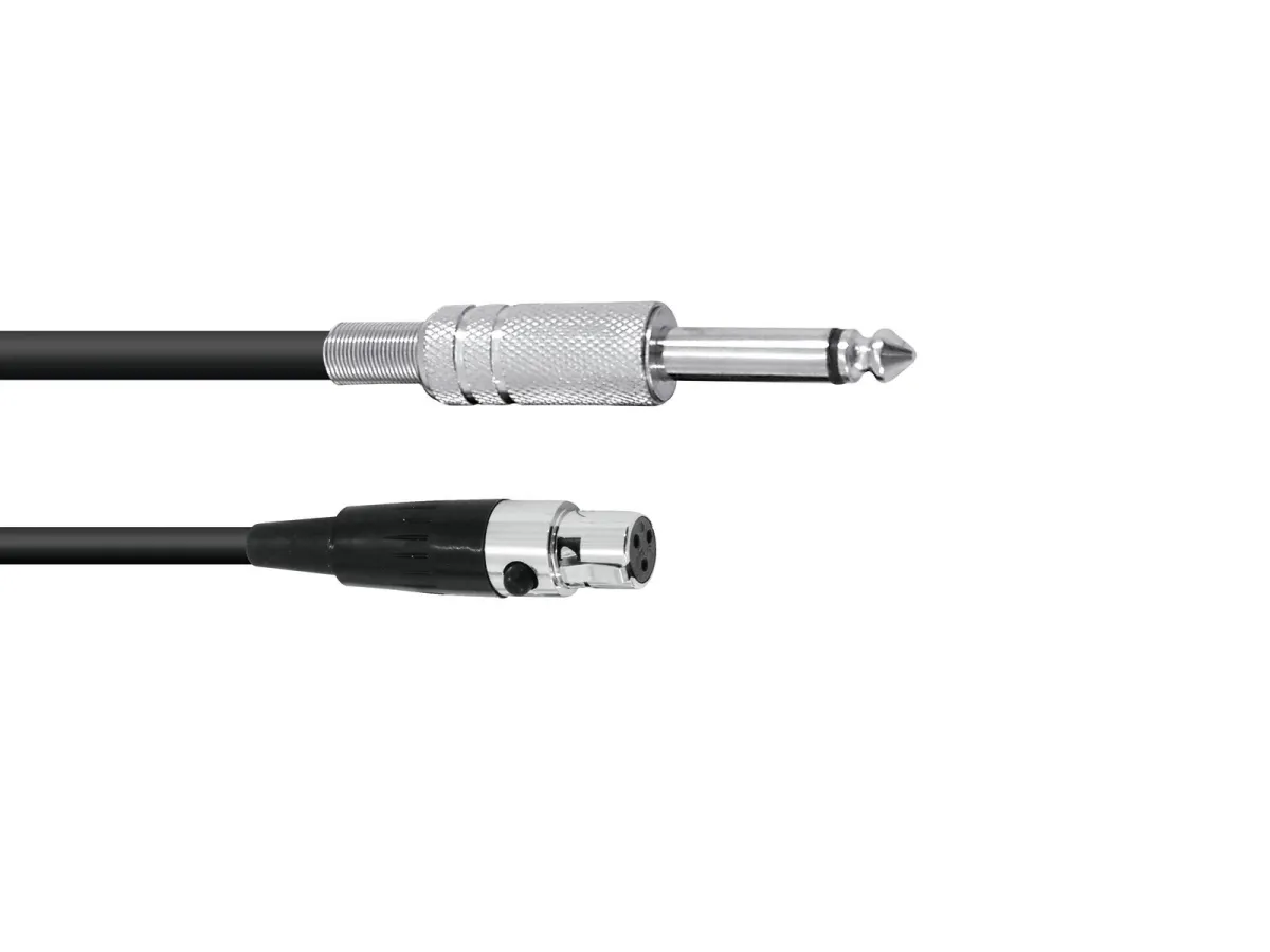 Omnitronic 1x6.3mm > 1xXLR Mini Fe 0.8m