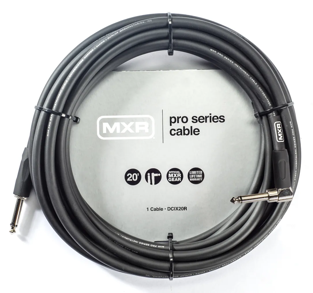MXR Pro Series Vinklad Instrumentkabel 6m