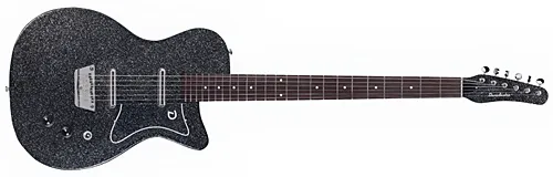 Danelectro 56 Single Cutaway Baritone Black Metal Flake