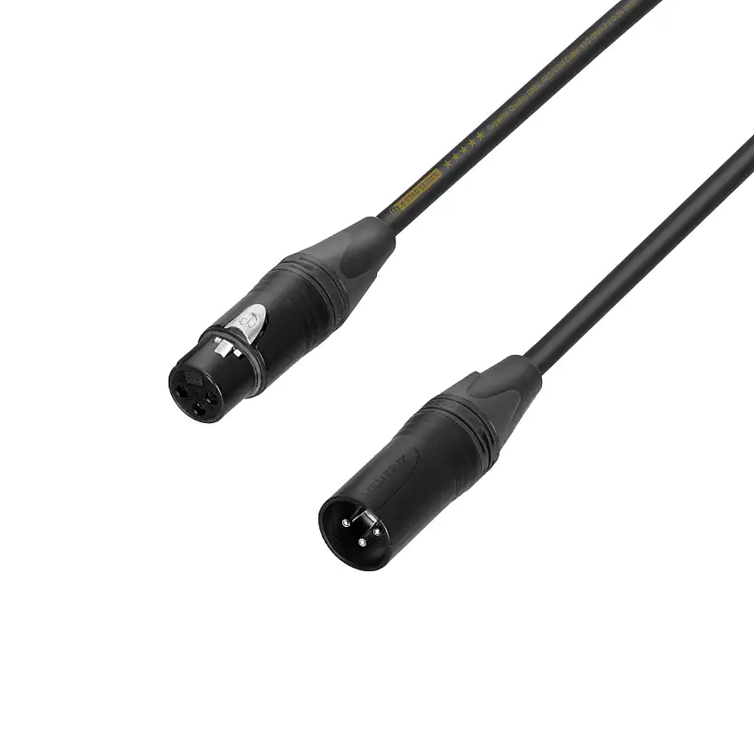 Adam Hall Cables 5 STAR DMF 0750 - DMX-kabel | Neutrik® XLR 3-polig | 7,5 m