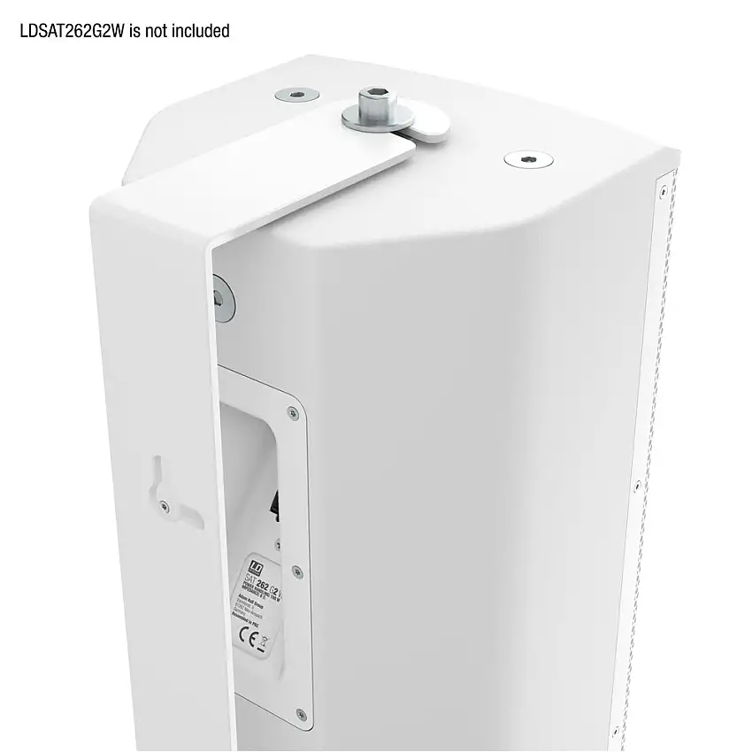 LD Systems SAT 262 G2 WMB W - Vridbart väggfäste för LDSAT262G2, vitt