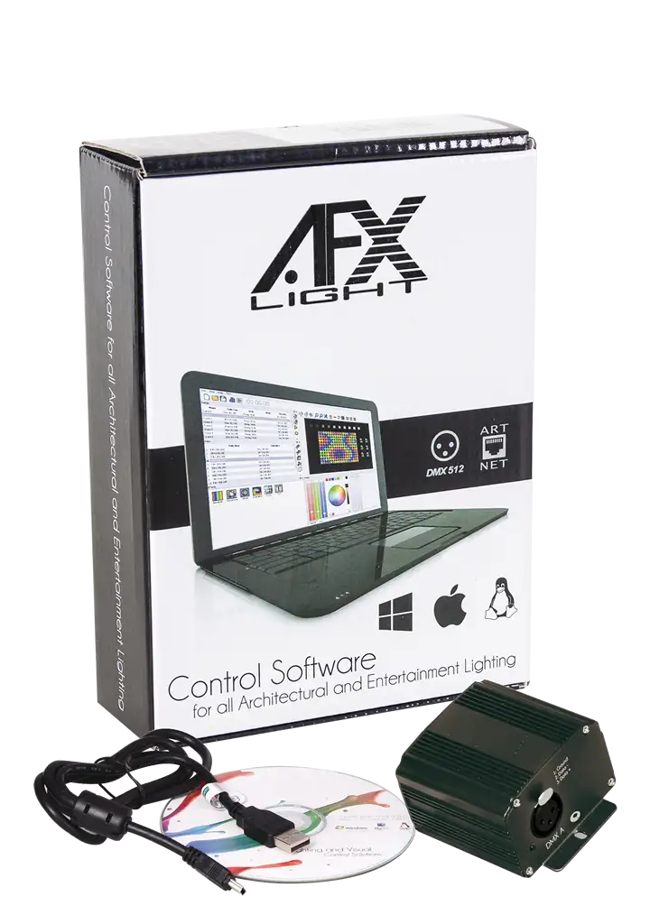 AFX 512 DMX Soft control