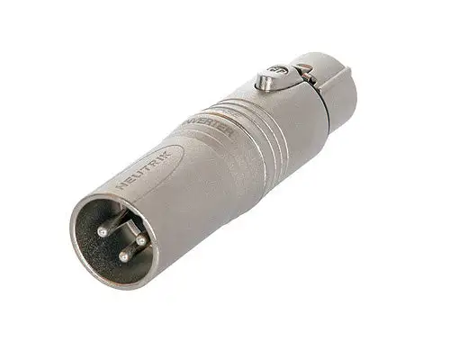 Neutrik Adapter DMX XLR hane 3-polig till XLR hona 5-polig