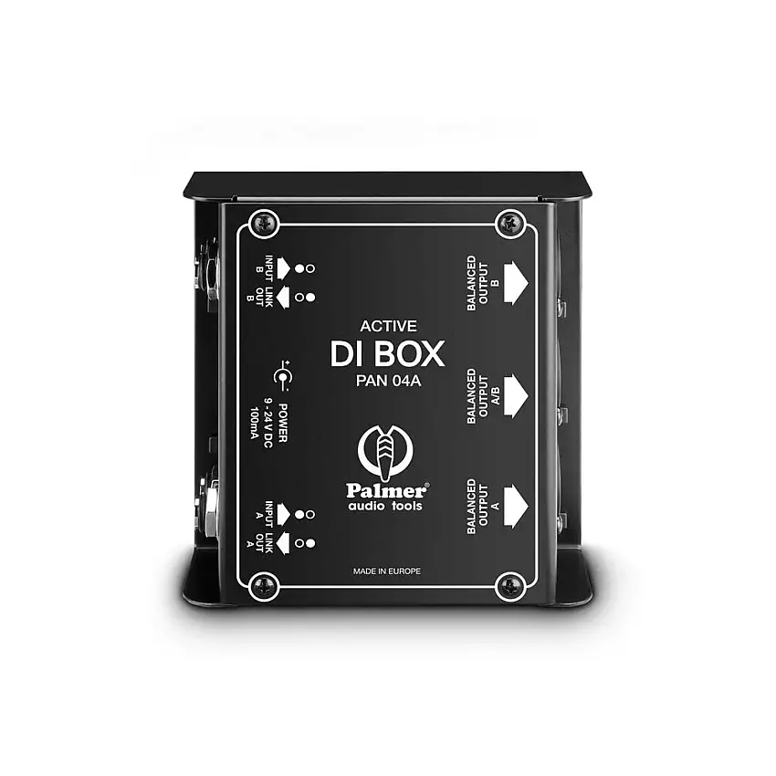 Palmer PAN 04 A - Aktiv 2-kanals DI-box