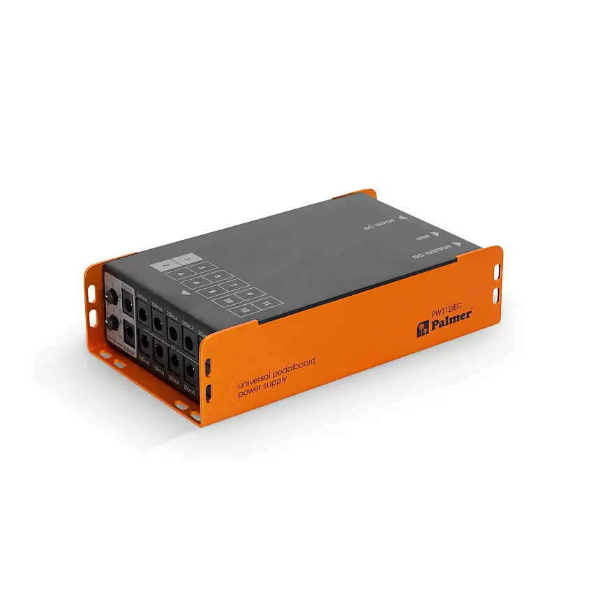 Palmer PWT 12 IEC - Universellt nätaggregat för pedalboard med USB