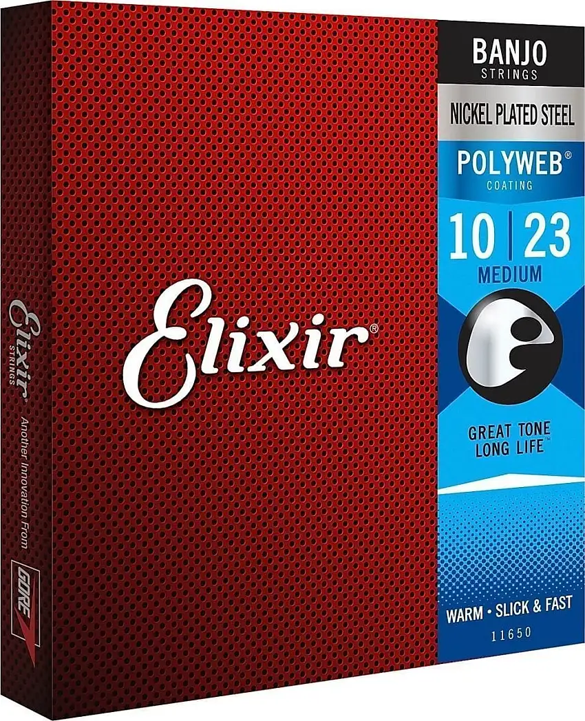 Elixir 11650 Polyweb Banjo Banjosträngar