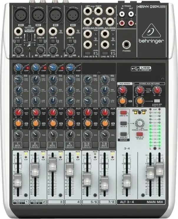 Behringer XENYX Q1204 USB Mixningsbord