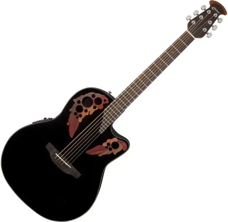 Ovation CE44-5 Celebrity Elite Black Elektroakustisk gitarr