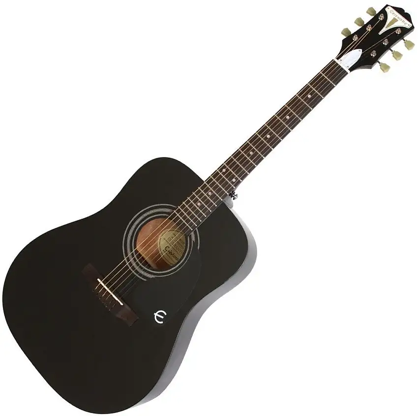 Epiphone PRO-1 Ebenholts Dreadnought-gitarr