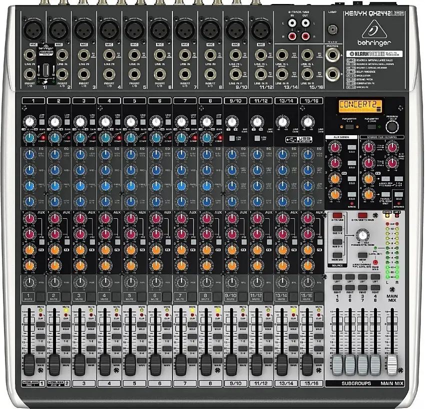 Behringer XENYX QX2442 USB Mixningsbord
