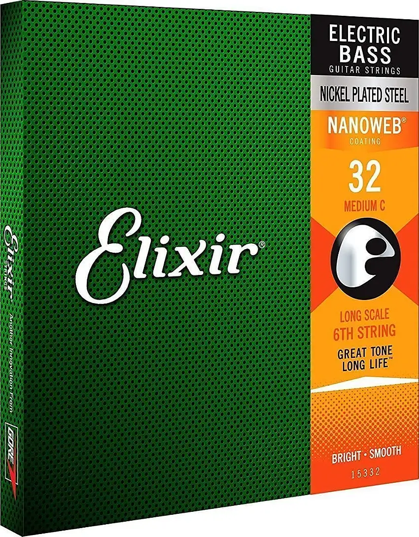 Elixir 15332 Nanoweb Enkel bassträng