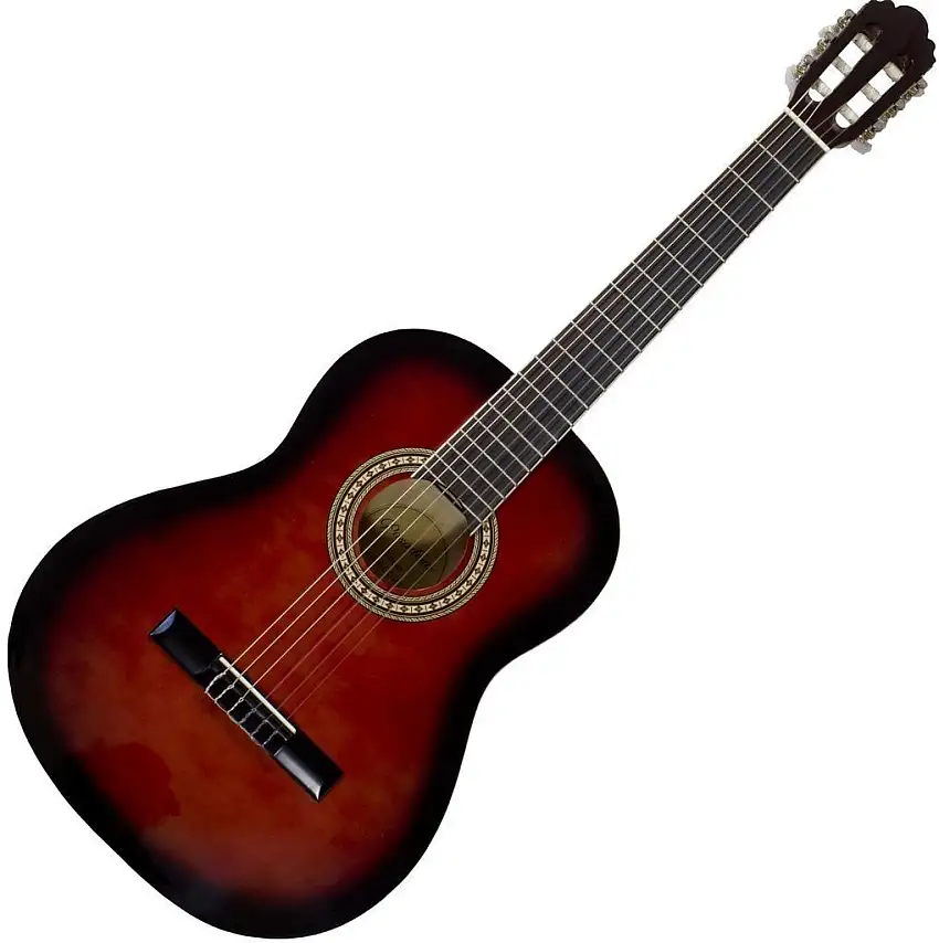 Pasadena CG161 Wine Red Klassisk gitarr