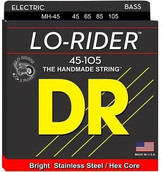 DR Strings MH-45 Basgitarrsträngar