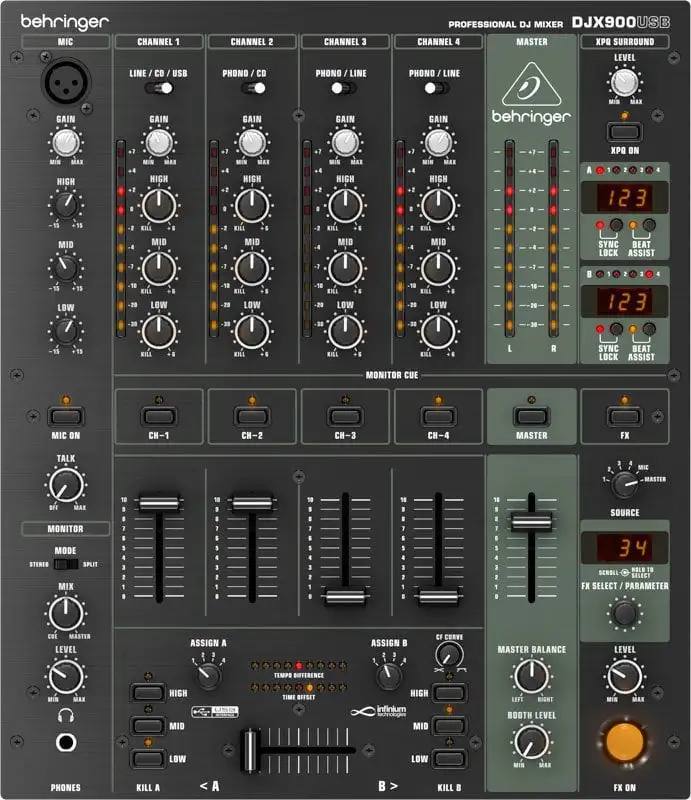 Behringer DJX900USB DJ Mixer