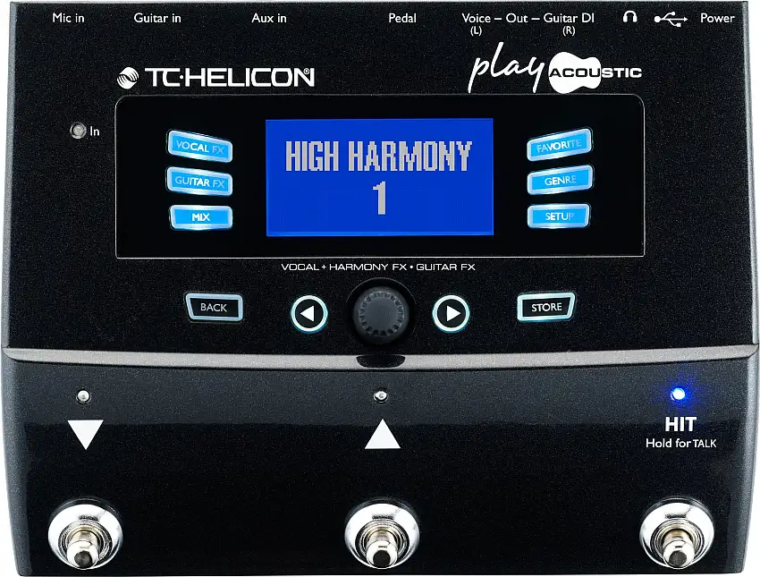 TC Helicon Play Acoustic Gitarr Multi-effekt