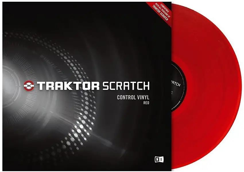 Native Instruments Traktor Scratch Pro Control Vinyl DVS/tidskod Red