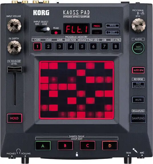 Korg Kaoss PAD KP3+ Provtagare