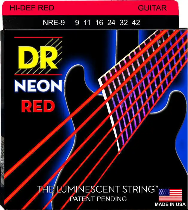 DR Strings NRE-9 Neon E-gitarrsträngar