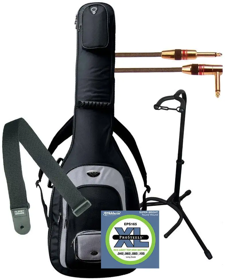 CNB Bass Guitar Accessories Pack Bassguitar Gigbag