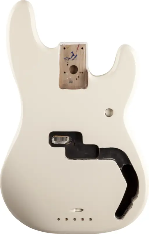 Fender Precision Bass Body Vintage Bridge Arctic White Baskropp