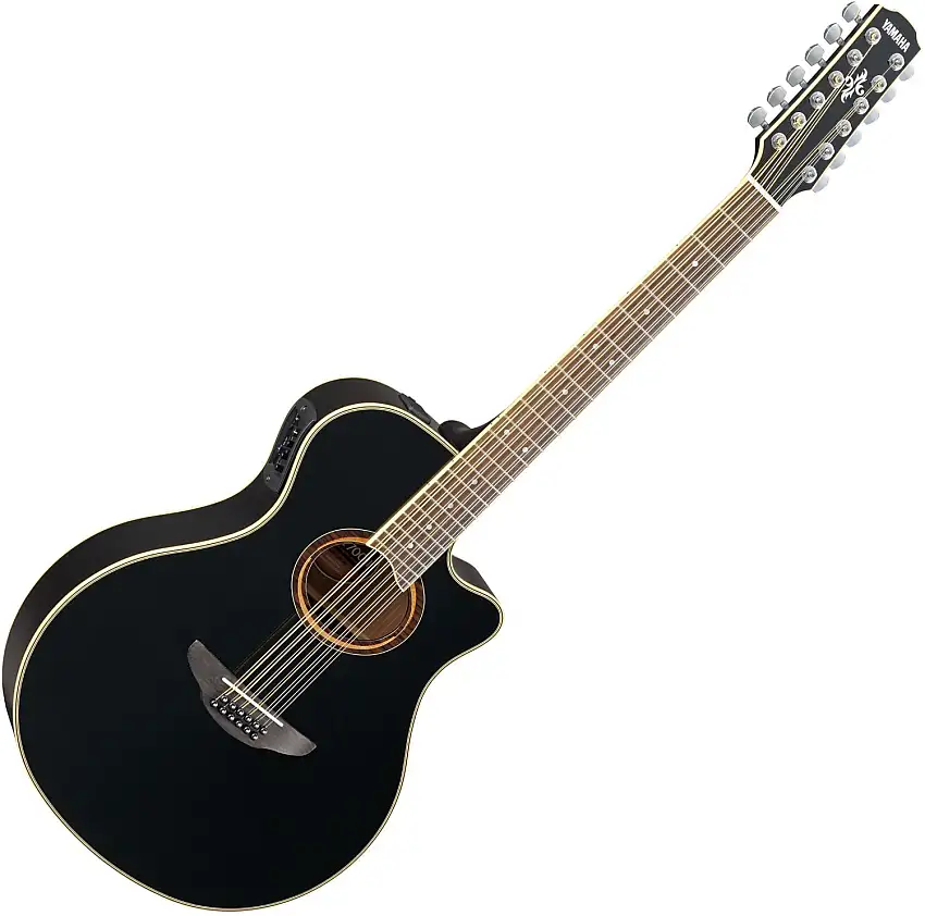 Yamaha APX700II-12 Black 12-strängad akustisk elgitarr