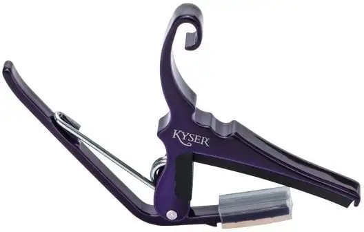 Kyser KG6PA Quick-Change Deep Purple Akustisk gitarr Capo