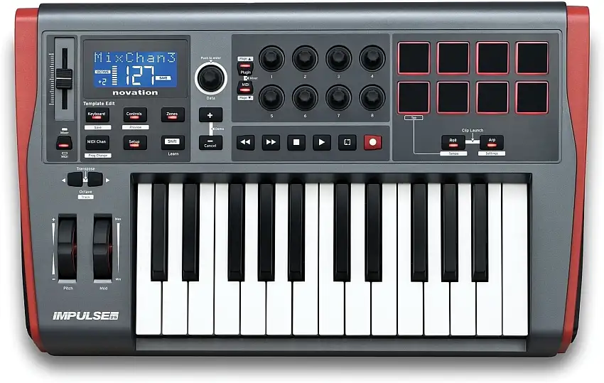 Novation Impulse 25 Master-tangentbord