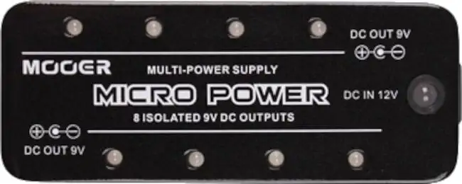 MOOER Micro Power Strömförsörjningsadapter