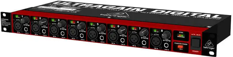 Behringer ADA8200 Ultragain Digital ljudomvandlare