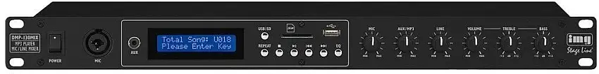 Monacor DMP-130MIX Rack DJ-spelare