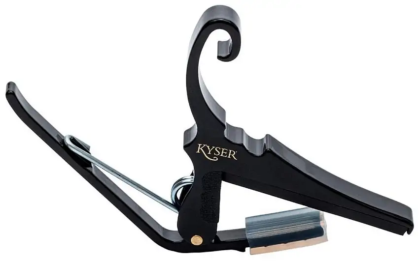Kyser KGCBA Quick-Change Black Capo för klassisk gitarr