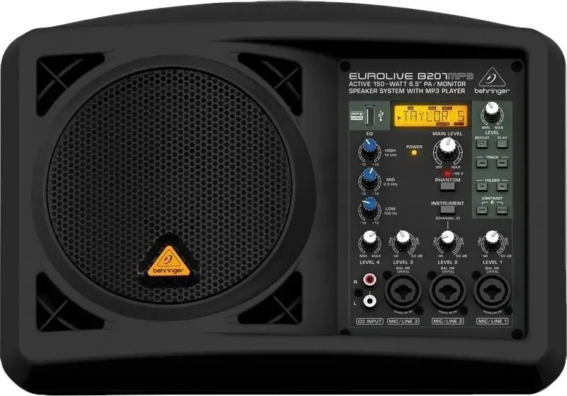 Behringer EUROLIVE B207MP3 Aktiv scenmonitor