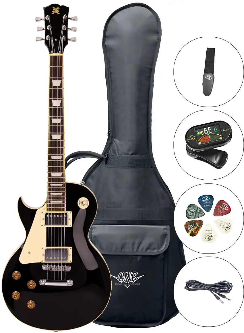 SX SE3-SK-LH Black Elektriska gitarrer