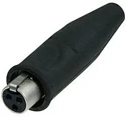 Neutrik RT3FC-B-W Mini XLR-kontakt