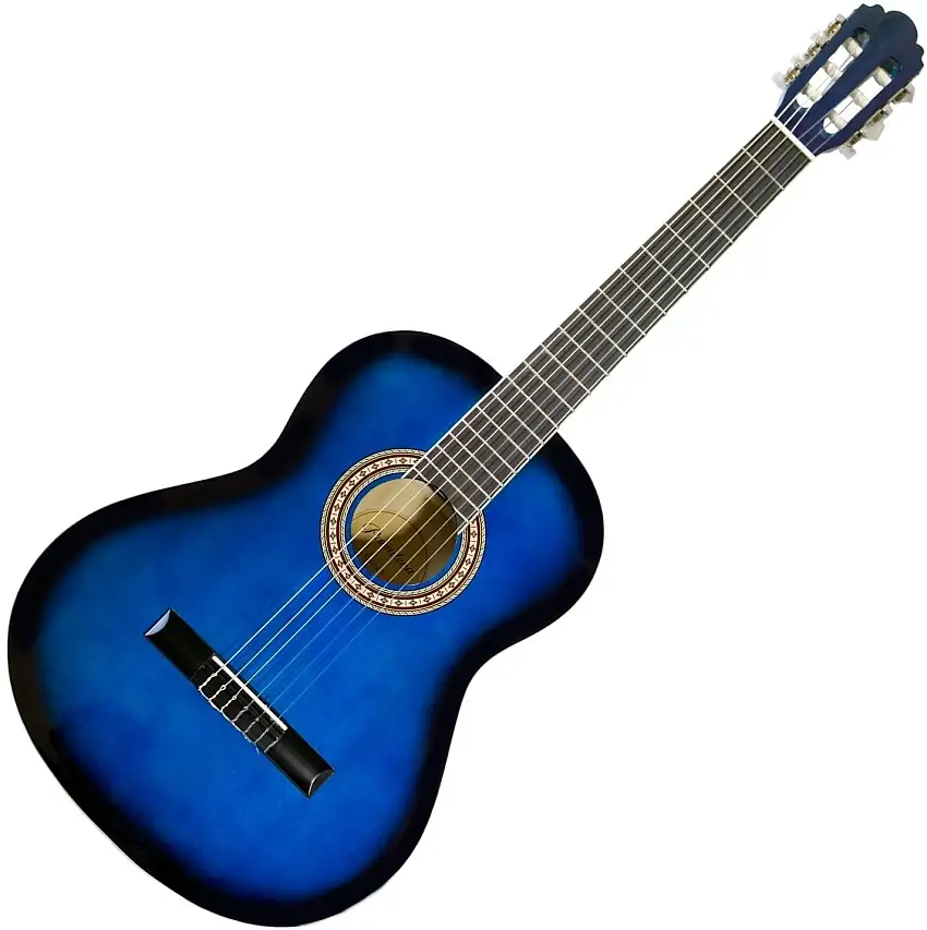 Pasadena CG161 4/4 Blue Burst Klassisk gitarr