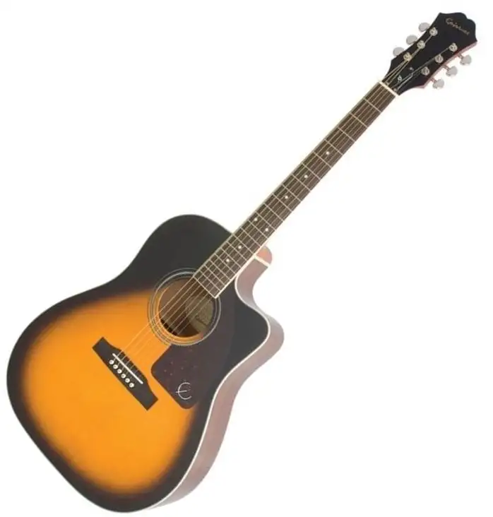 Epiphone AJ220SCE Vintage Sunburst elektroakustisk gitarr