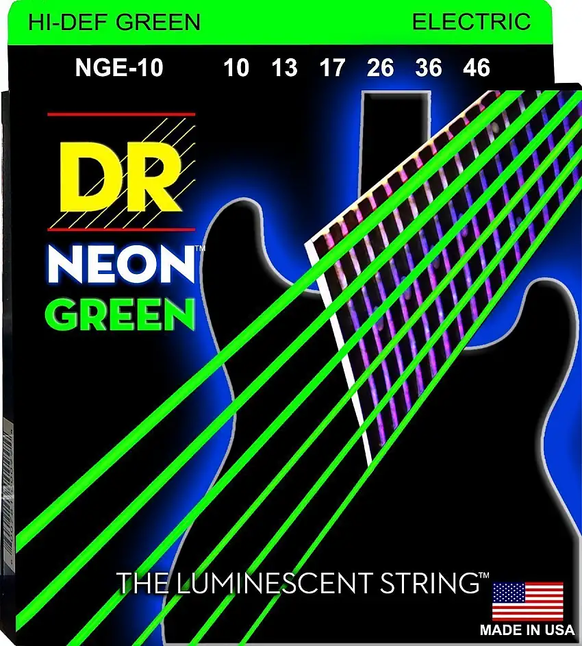 DR Strings NGE-10 Neon E-gitarrsträngar
